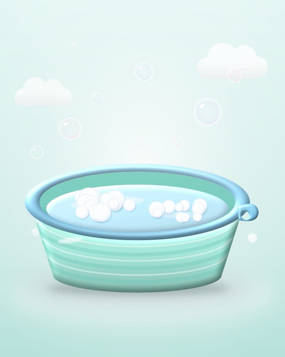 Chậu tắm gấp gọn