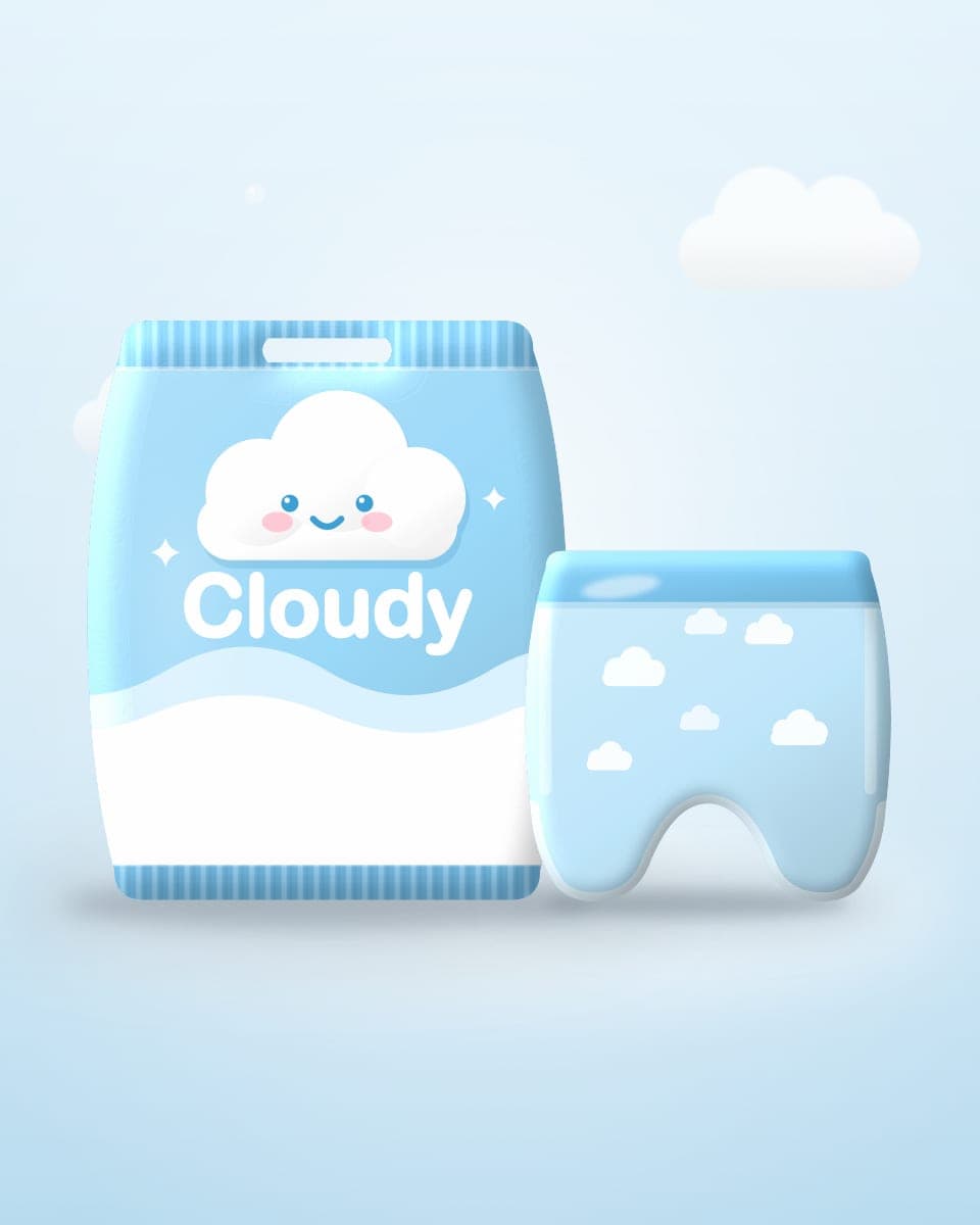 Tã quần Cloudy